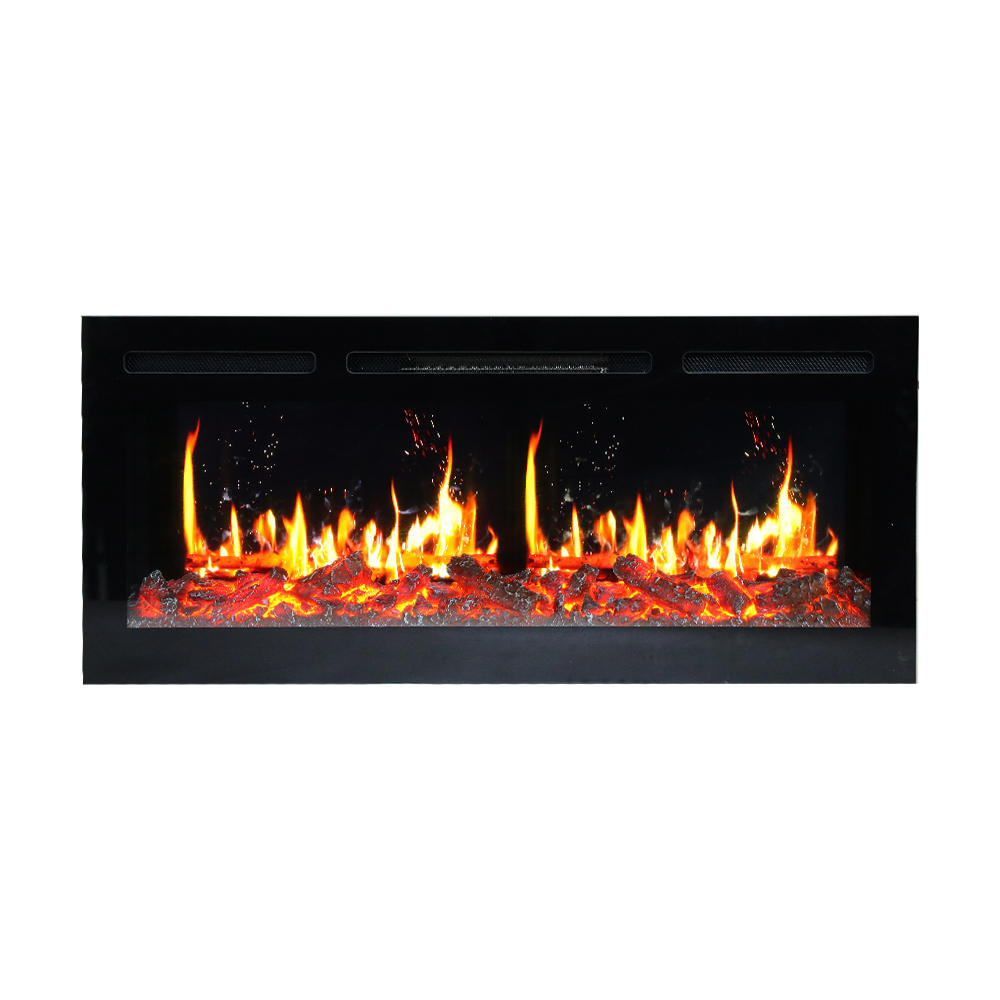 110 Built-in Fireplace, LCD Electronic Screen, Color Flame